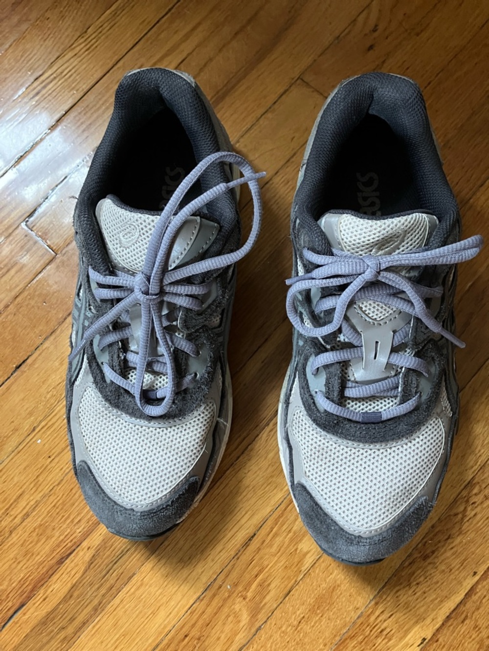Asics Gel-NYC Oatmeal Obsidian Grey Sneakers - Picture 2 of 8